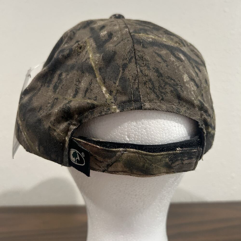 Vintage NWT Mossy Oak Camo Snapback Hat Cap Port Authority Hunting Deadstock NOS - Picture 3 of 10